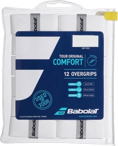 BABOLAT-Surgrips Babolat Tour Original Blanc x 12-1