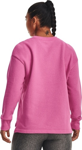 UNDER ARMOUR-Sweatshirt col rond oversize molleton femme Under Armour Rival-4