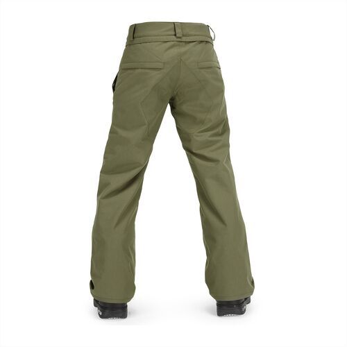 VOLCOM-Pantalon Freakin Chino Youth Insulated Military ( )-1