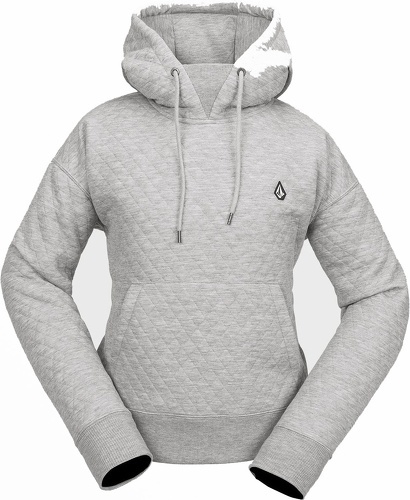 VOLCOM-Sweat A Capuche Volcom V.co Air Layer Thermal Hoodie Gris Femme-image-1
