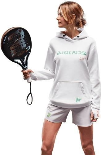 Royal padel-Royal Hoodie Damen Weiß - Sweat de padel-0