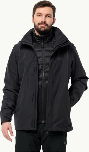 Jack wolfskin-Veste de randonnée 3 en 1 Jack Wolfskin Luntal-3