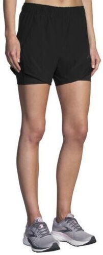 Brooks-Chaser 5" 2 in 1 Short donna XS Chaser 5" 2-in-1 short W black-image-1