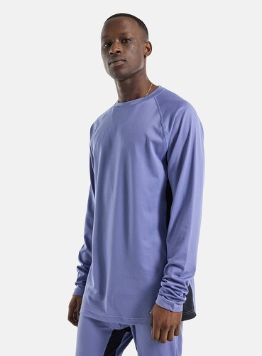 BURTON-Sous-vêtement Technique Burton Midweight X Base Layer Crewneck Bleu Homme-3