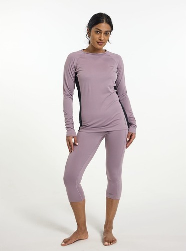 BURTON-Sous-vêtement Technique Burton Midweight X Base Layer Crewneck Violet Femme-2