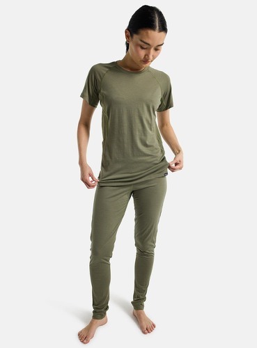 BURTON-Sous-vêtement Technique Burton Phayse Base Layer T-shirt Vert Femme-2