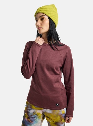 BURTON-Veste Polaire Burton Stockrun Crewneck Fleece Violet Femme-4