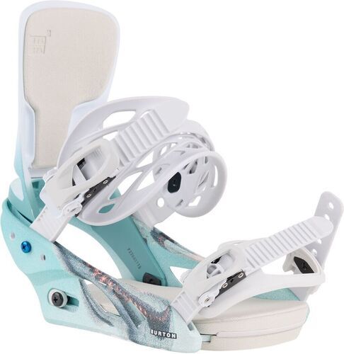 BURTON-Fixations De Snowboard Burton Lexa Re Flex Blanc Femme-1
