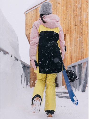 BURTON-Pantalon De Ski / Snow Burton Marcy High Rise 2l Stretch Jaune Femme-1