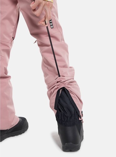 BURTON-Pantalon De Ski / Snow Burton Marcy High Rise 2l Stretch Rose Femme-2