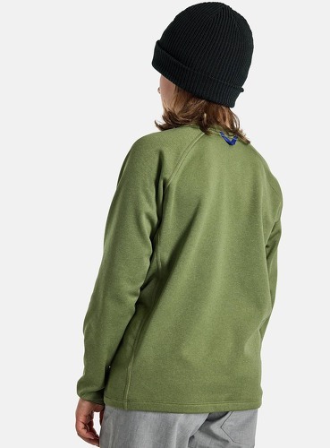 BURTON-Sous-vêtement Technique Burton Kids Stockrun Crewneck Fleece Vert Garçon-1