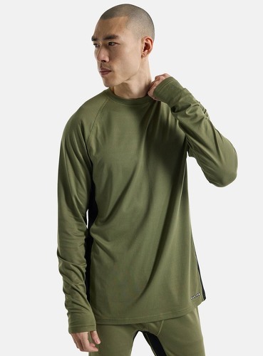 BURTON-Sous-vêtement Technique Burton Midweight X Base Layer Crewneck Vert Homme-3