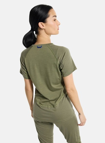 BURTON-Sous-vêtement Technique Burton Phayse Base Layer T-shirt Vert Femme-1