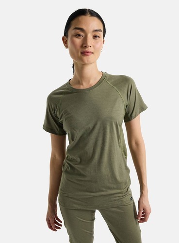 BURTON-Sous-vêtement Technique Burton Phayse Base Layer T-shirt Vert Femme-3