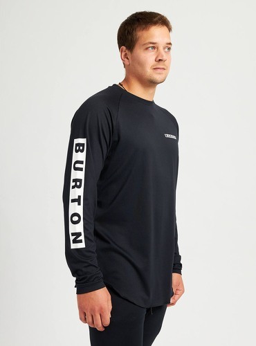 BURTON-Sous-vêtement Technique Burton Roadie Base Layer Tech T-shirt Noir Homme-3