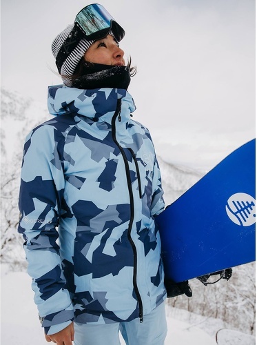 BURTON-Veste De Ski / Snow Burton Upshift Gore-tex 2l Bleu Femme-image-1