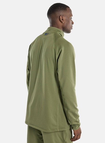 BURTON-Veste Polaire Burton Stockrun Grid Half-zip Fleece Vert Homme-1