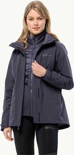 Jack wolfskin-Veste de randonnée 3 en 1 femme Jack Wolfskin Luntal-2