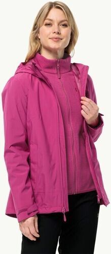 Jack wolfskin-Veste imperméable 3 en 1 femme Jack Wolfskin Moonrise-0