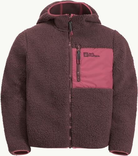 Jack wolfskin-Polaire à capuche enfant Jack Wolfskin Ice Curl-1