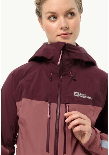 Jack wolfskin-Veste imperméable  femme Jack Wolfskin Morobbia 3L-1