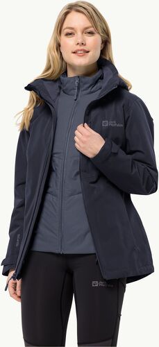 Jack wolfskin-Veste imperméable 3 en 1 femme Jack Wolfskin Bergland-2