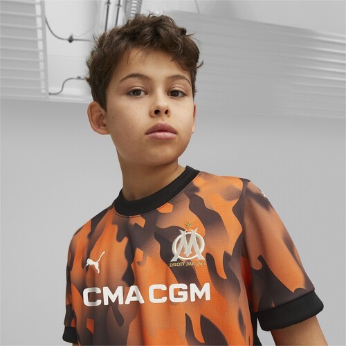 PUMA-Maillot Third 23/24 Olympique de Marseille Enfant et Adolescent-4