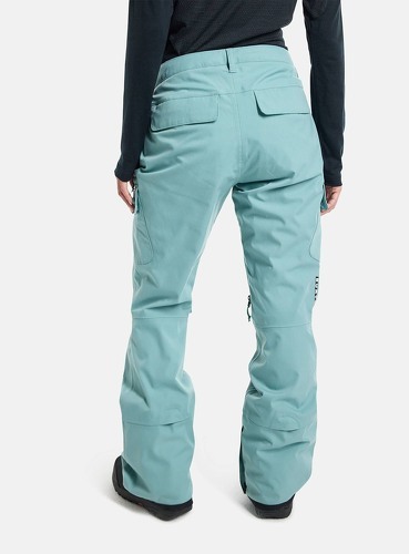 BURTON-Pantalon De Ski / Snow Burton Gloria 2l Stretch Vert Femme-1