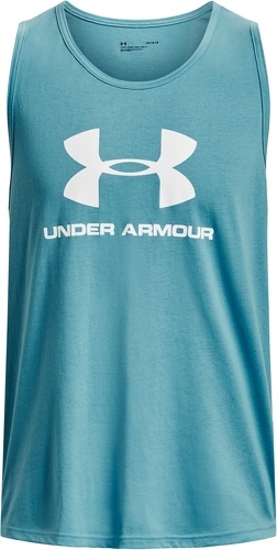 UNDER ARMOUR-Débardeur Under Armour Sportstyle Logo bleu-image-1