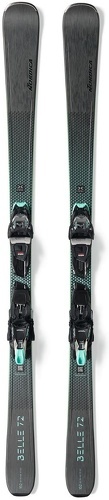 NORDICA-Pack De Ski Nordica Belle Dc 72 + Fixations Tp2 Light Noir Femme-0