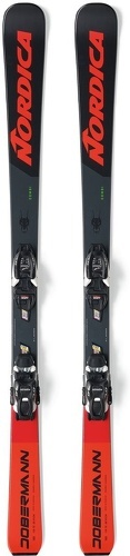 NORDICA-Pack De Ski Nordica Dobermann Combi Pro S + Fixations J7.0 Fdt Noir Garçon-image-1