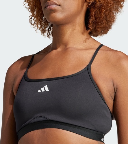 adidas Performance-Brassière de training Aeroreact Maintien léger-1