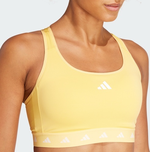 adidas Performance-Brassière de training Powerreact Techfit Maintien moyen-3