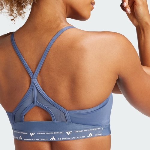 adidas Performance-Brassière de training Aeroreact Maintien léger-3