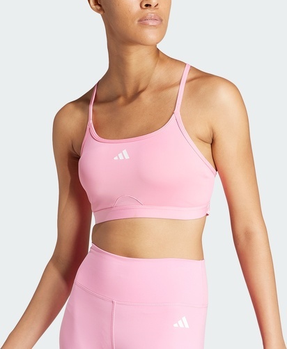 adidas Performance-Brassière de training Aeroreact Maintien léger-4