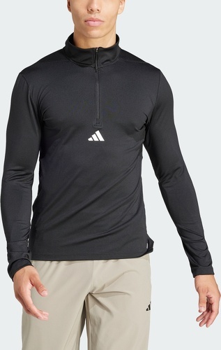 adidas Performance-Veste de survêtement zip 1/4 entraînement-3