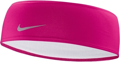 NIKE-Bandeau Nike Dri-Fit Swoosh 2.0 rose/argenté-image-1