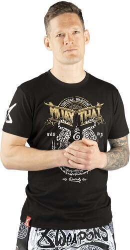 8 Weapons-T-Shirt 8 WEAPONS  Sak Yant Tigers noir-4