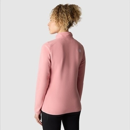 THE NORTH FACE-The North Face POLAIRE À COL ZIPPÉ 100 GLACIER POUR FEMME - SHADY ROSE-3