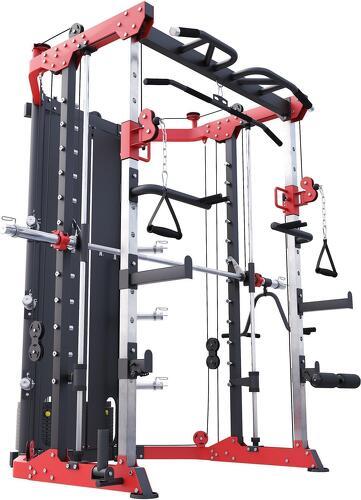 GORILLA SPORTS-Power rack multipostes avec charges incluses - cage à squats-4