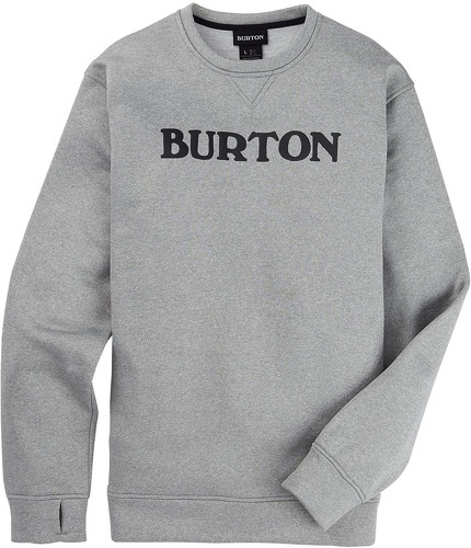BURTON-Veste Polaire Burton Oak Pullover Crew Gris Homme-image-1