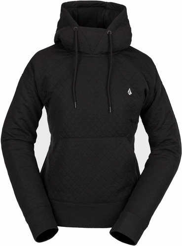 VOLCOM-Sweat A Capuche Volcom V.co Air Layer Thermal Hoodie Noir Femme-image-1