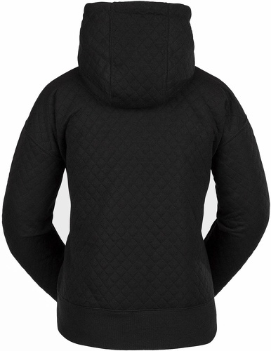 VOLCOM-Sweat A Capuche Volcom V.co Air Layer Thermal Hoodie Noir Femme-1