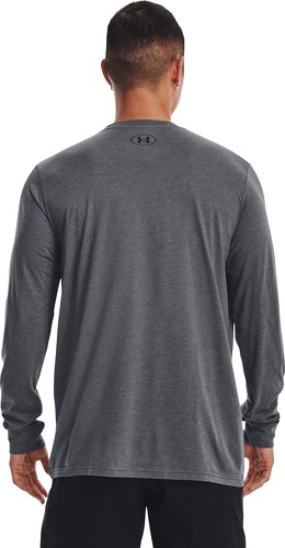 UNDER ARMOUR-T-shirt manches longues Under Armour Sportstyle Left Chest gris-4
