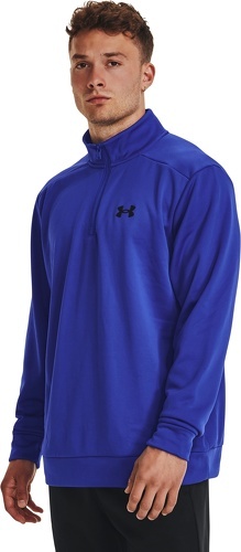 UNDER ARMOUR-Sweat Bleu Homme Under Armour Armour Fleece 1/4-2