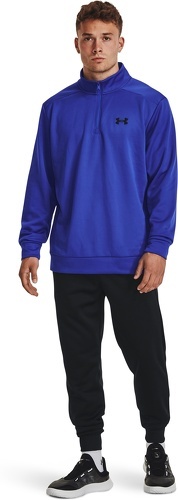 UNDER ARMOUR-Sweat Bleu Homme Under Armour Armour Fleece 1/4-3