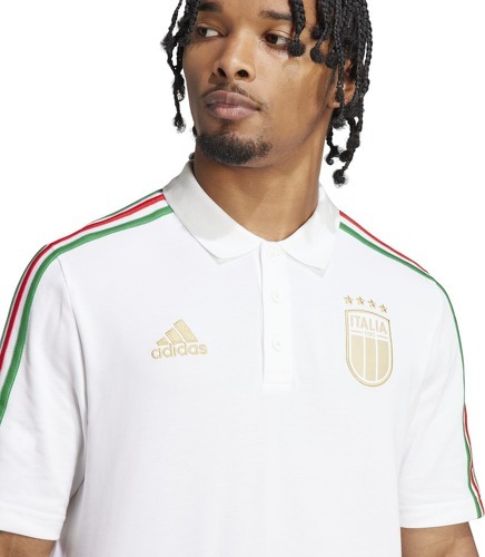 adidas Performance-Polo 3 bandes Italie DNA-2