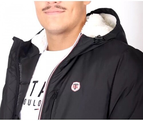STADE TOULOUSAIN-PARKA DOUDOUNE LONGUE NOIRE - STADE TOULOUSAIN-3