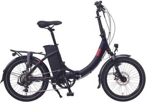 FOO-Vélo électrique Pliant FOO F1 Noir mat - 20'' - 250w - batterie 36 v 13ah-image-1