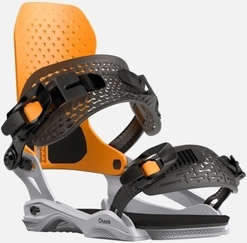 BATALEON-BATALEON Fixations de snowboard CHAOS - Neon Orange / Glacier Gray-2